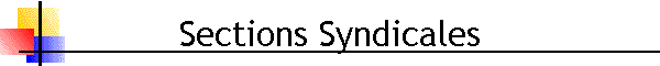 Sections Syndicales
